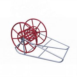 चीन Mobile Anti Twist Wire Rope Reel Stand Cable Drum Pay Off Stand आपूर्तिकर्ता
