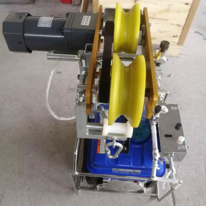 गैसोलीन इंजन ऑप्टिकल फाइबर केबल टूल्स सेल्फ मूविंग ट्रैक्शन मशीन